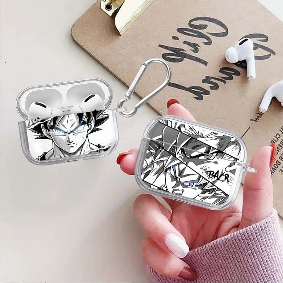 Custodie trasparenti per auricolari Dragon Ball Goku per Airpods Pro2 1 4 Pro3 Pro 3 2