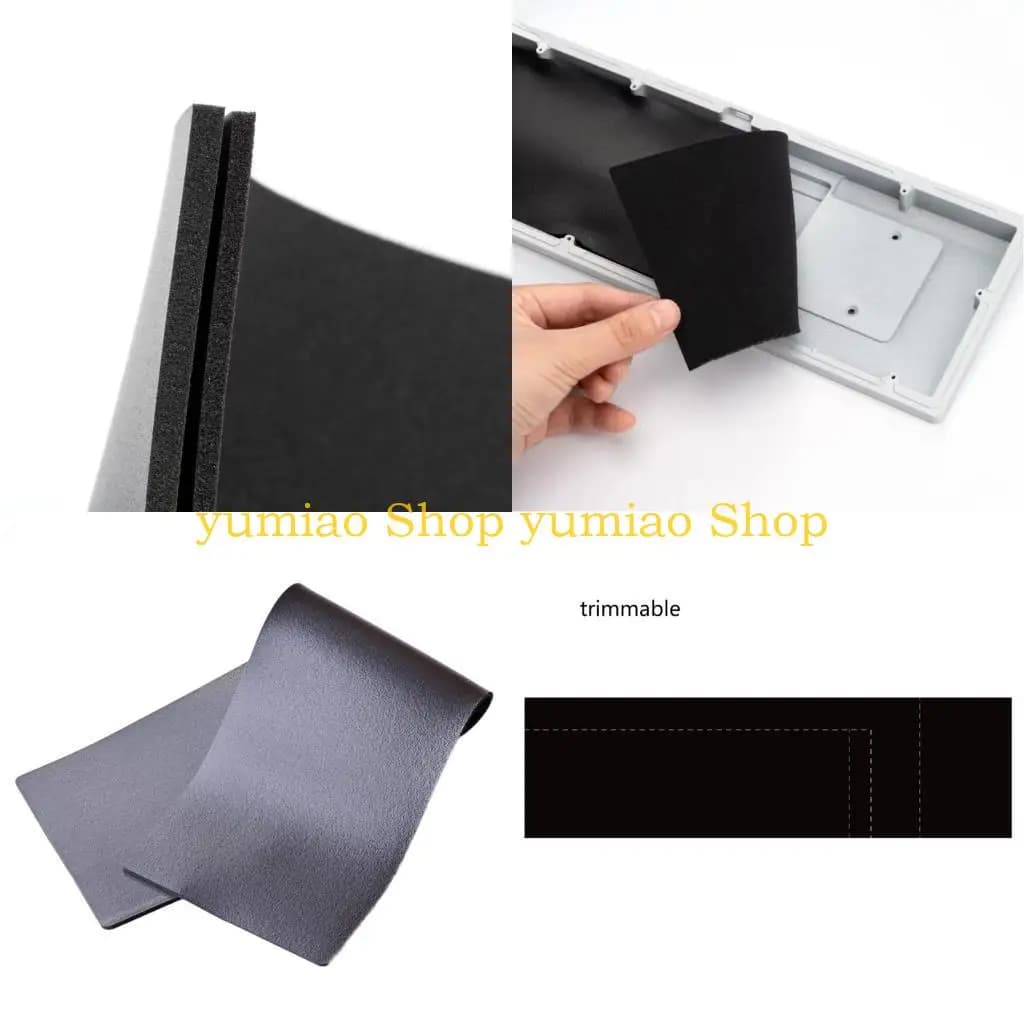 587B Premium Poron Foam Insert Mechanical Keyboards Soundproofing Pad Quiet Operation