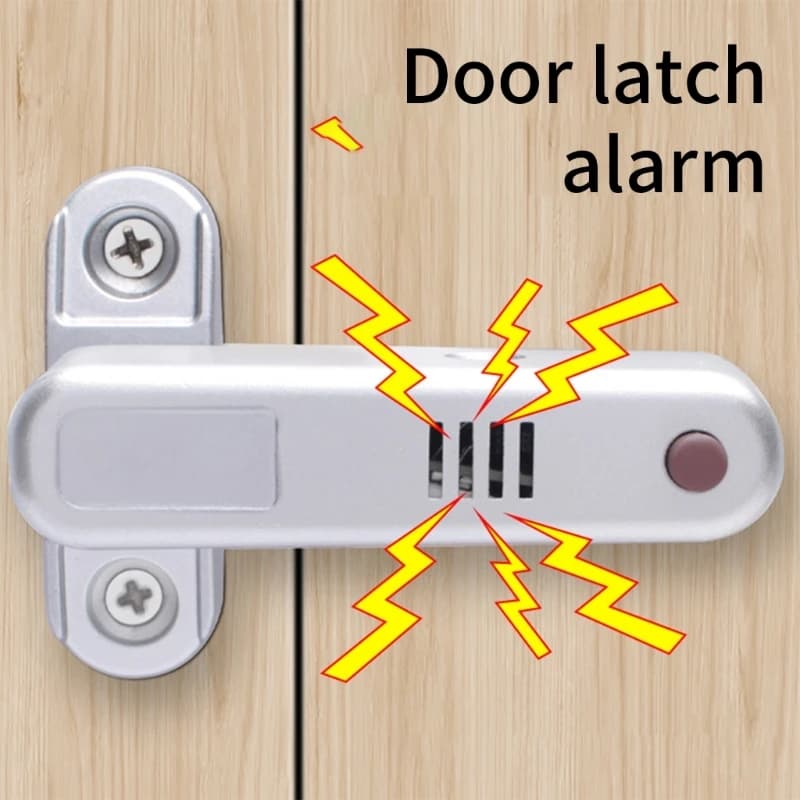 Leghe a 97QC Leghe in alluminio Porta Lock Alarm Alarring Blocco Sicurezza Sicurezza Easy Installazione