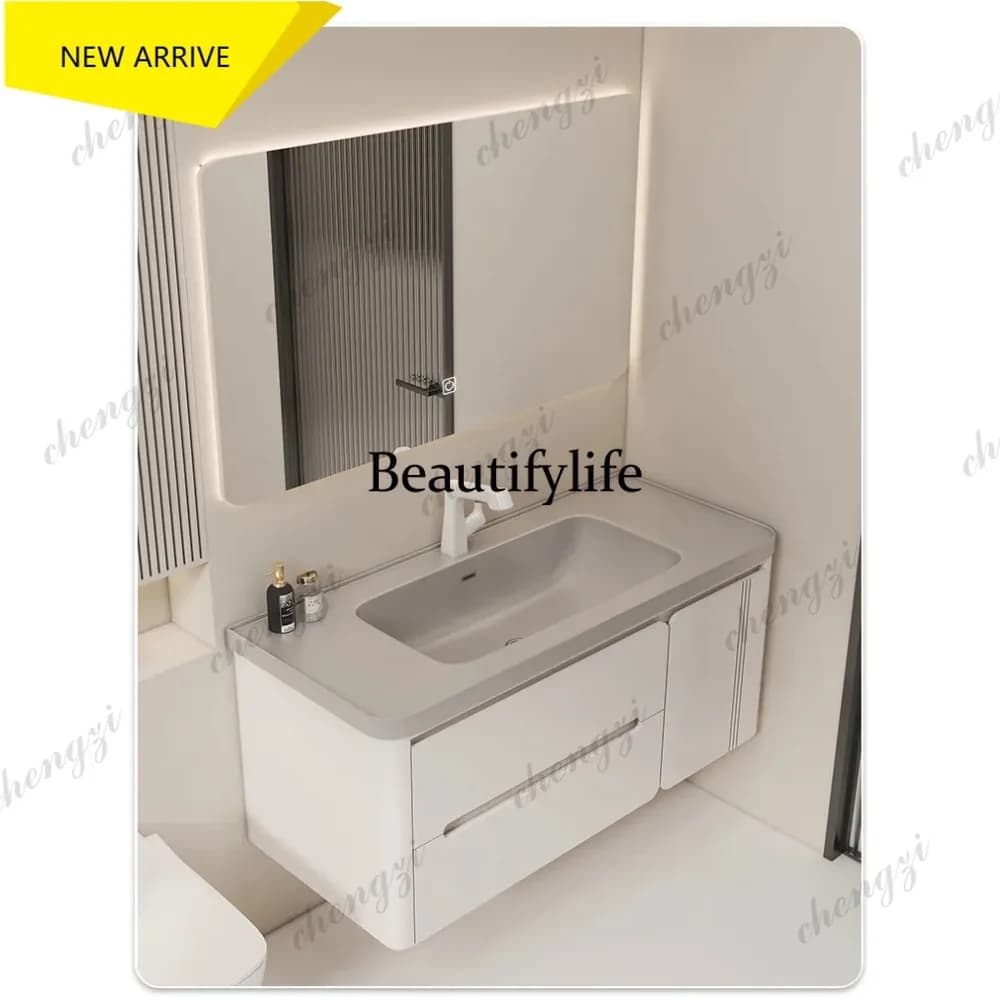 M178 Bathroom Storage Furniture Toilet Paper Holder Armoire Crack Shelves Wardrobe Vanities Bathroom Cabinet Sink