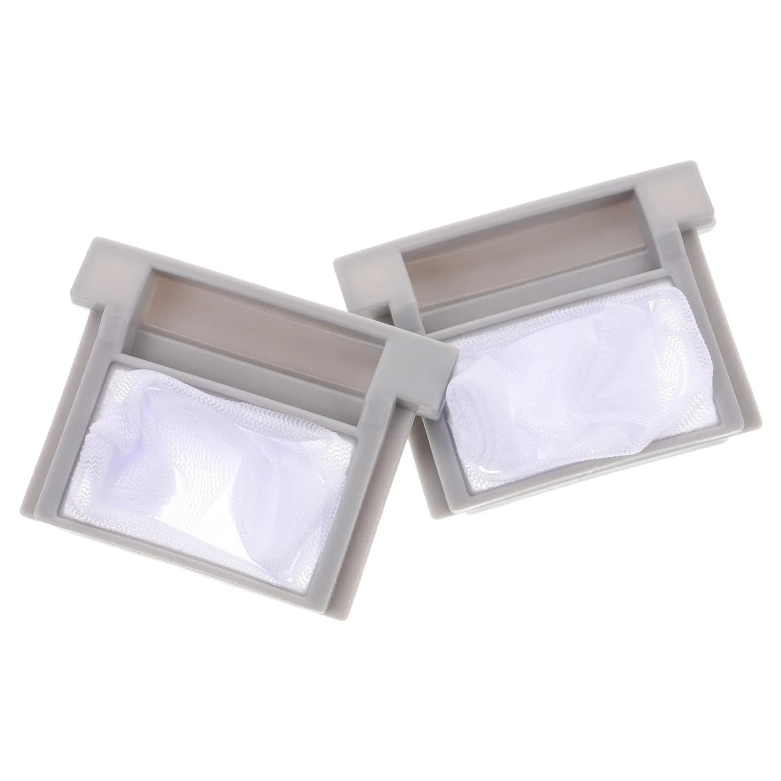 2Pcs Washing Machine Filter Bag Set Nylon Mesh Lint Remover Hair Catcher for Laundry Delicates Trainers Bra Protector Cleaner