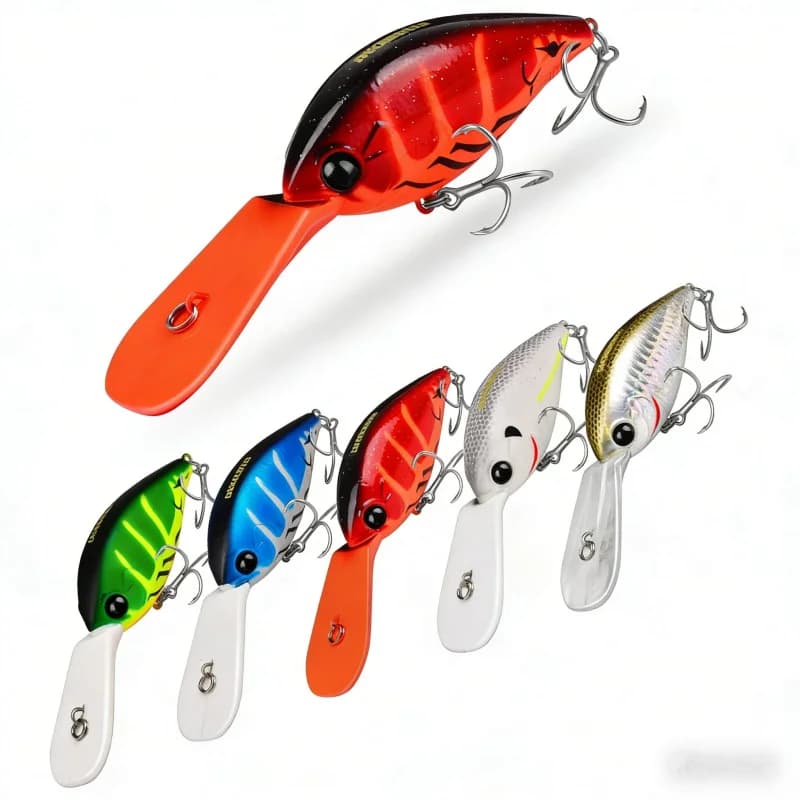 Artificial bait of 12.5 cm and 24,5 g with Floating function and 4 Ami, Esca Dura Bionica per il Pesca di Spigole e Pesci Rossi - Fishing equipment