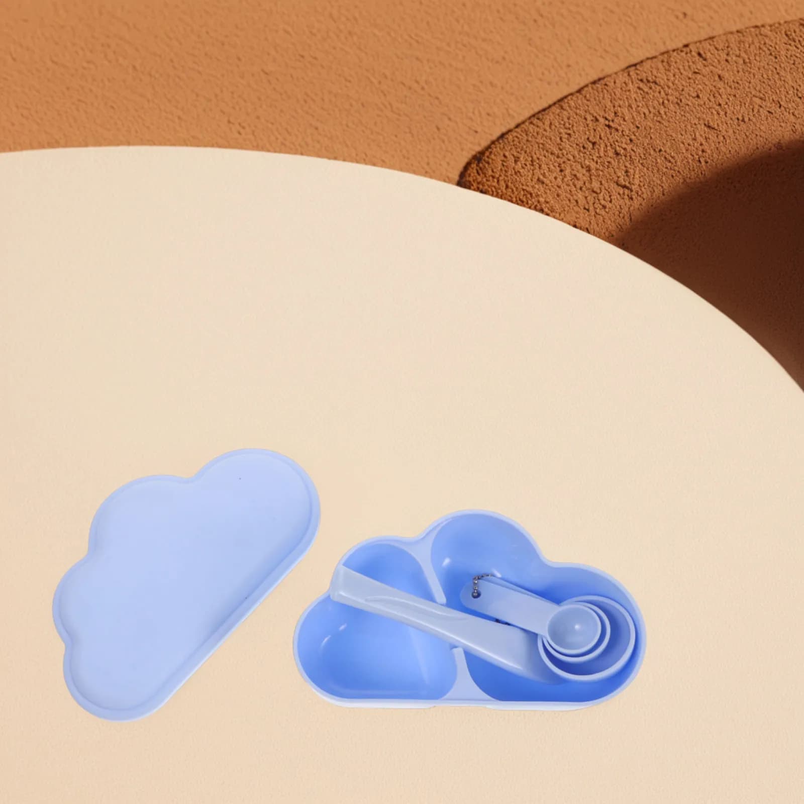 Set di 1 ciotola per maschere viso, kit di strumenti fai-da-te per maschere facciali con ciotola, spatola e cucchiaio dosatore per la cura della pelle a casa, in salone o in viaggio.
