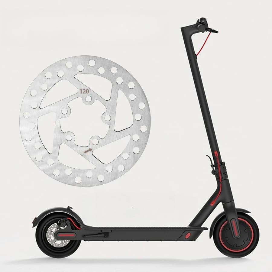 Dischi freno 110/120mm per monopattini elettrici, ricambio per la manutenzione della ruota posteriore, accessori per Xiaomi Mi Home M365/1s