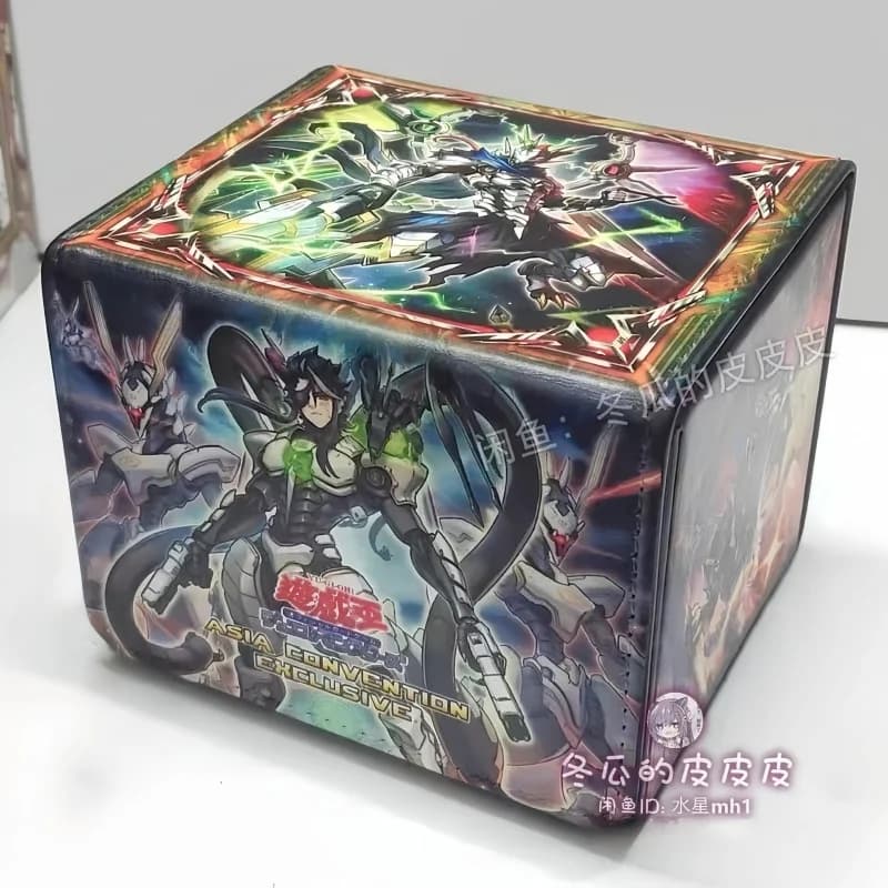 Nuovo Yu-Gi-Oh! Scatola Porta Carte da Gioco a Tema DoomZ, Scatola Magnetica in Pelle DoomZ XII End-Drastrius per Carte da Gioco da Tavolo, Regalo