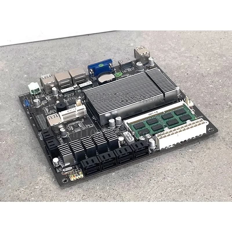 Scheda di controllo principale J1900/B75K9-ETH per NAS, storage di rete nero multi-disco rigido, parti smontabili/disponibili