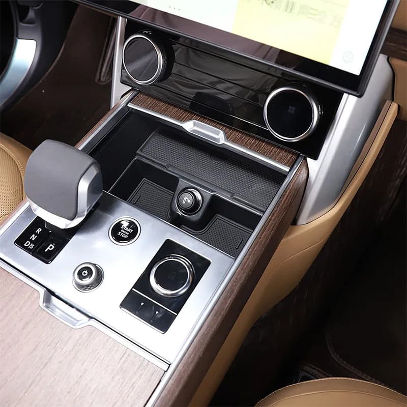 Organizer Multifunzione per Console Centrale Auto, Accessorio Portaoggetti per Land Rover Range Rover Vogue L460 2023-2024