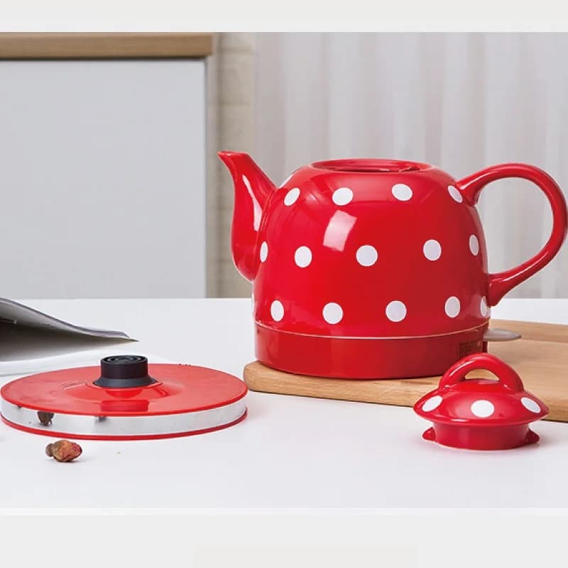 1000ml Ceramic Electric Kettle 304 Stainless Steel Home Boil Kettle Automatic Power Off Tea Kettle Kitchen Appliances 1000W
