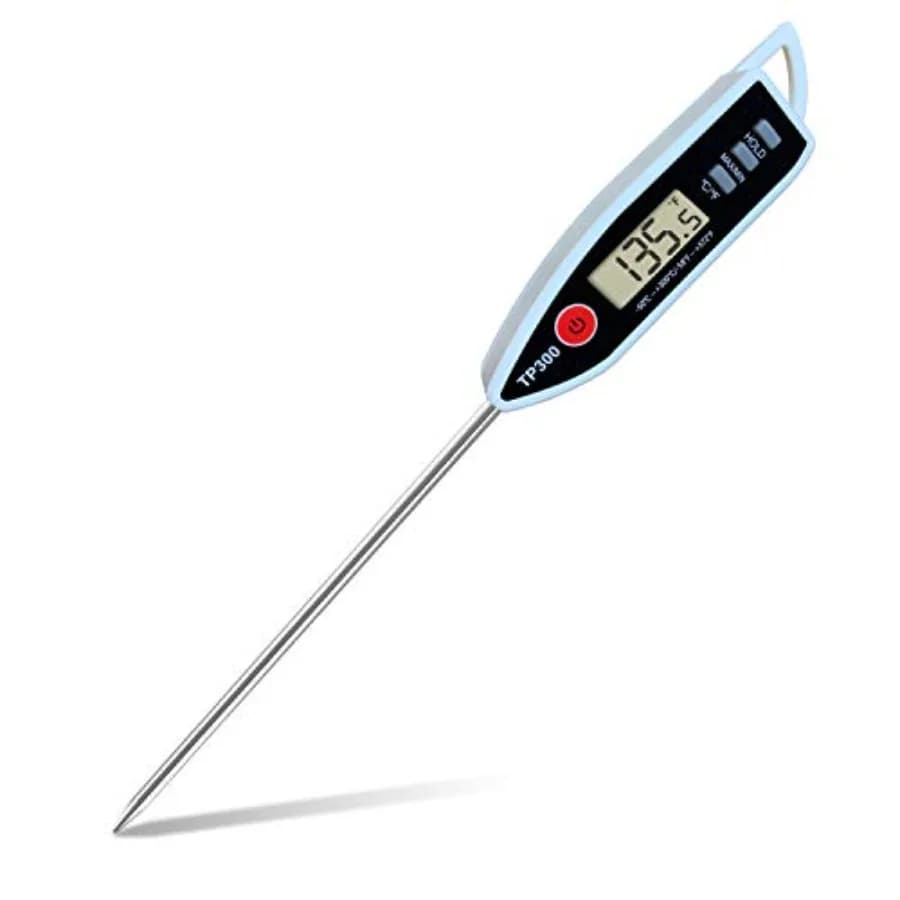 Digital Thermometer for Food, Meat, Candles, Candles, Daisies, BBQ, Cooking, with Pork Meat Sonda, Roast, Instant Reading