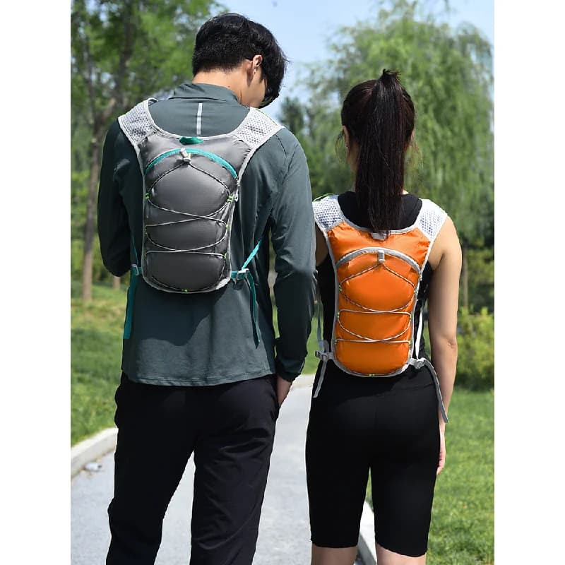 Men Women Lightweight Hydration Backpack Multifunctional Marathon Running Hydration Pack Wear Resistant Cycling Bag Outdoor Hiki