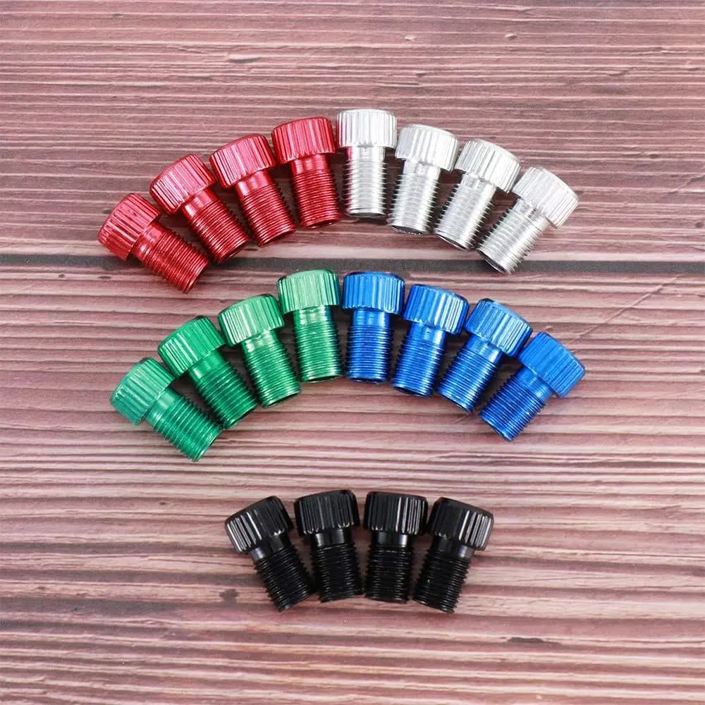 Convert MTB Repair Inflating Tools Gas Tube Bike Tire Accessory Air Pump Converter Valves Presta To Schrader Valve Adapter