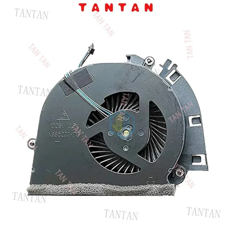 Ventole di Raffreddamento CPU per Notebook HP Zbook 17 G5 17G5 NS85C00-17G16 L31242-001, Radiatore per Computer, Ventola di Raffreddamento a 4 Pin 5 Volt, Nuova