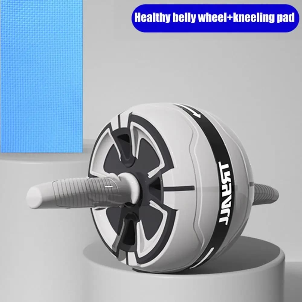 Anti-Slip Abdominal Roller Wear-Resistant Dual Spring Assist Auto-Return Roller Heavy Duty No Noise Core Strength Roller