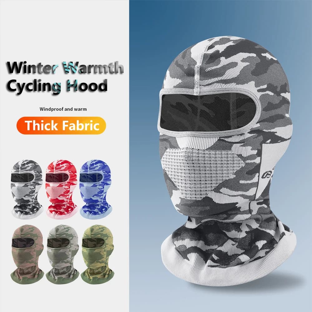Cappello passamontagna caldo invernale berretto da ciclismo traspirante nuovo sport copertura integrale sciarpa fodera per casco da bici da moto berretto da sci
