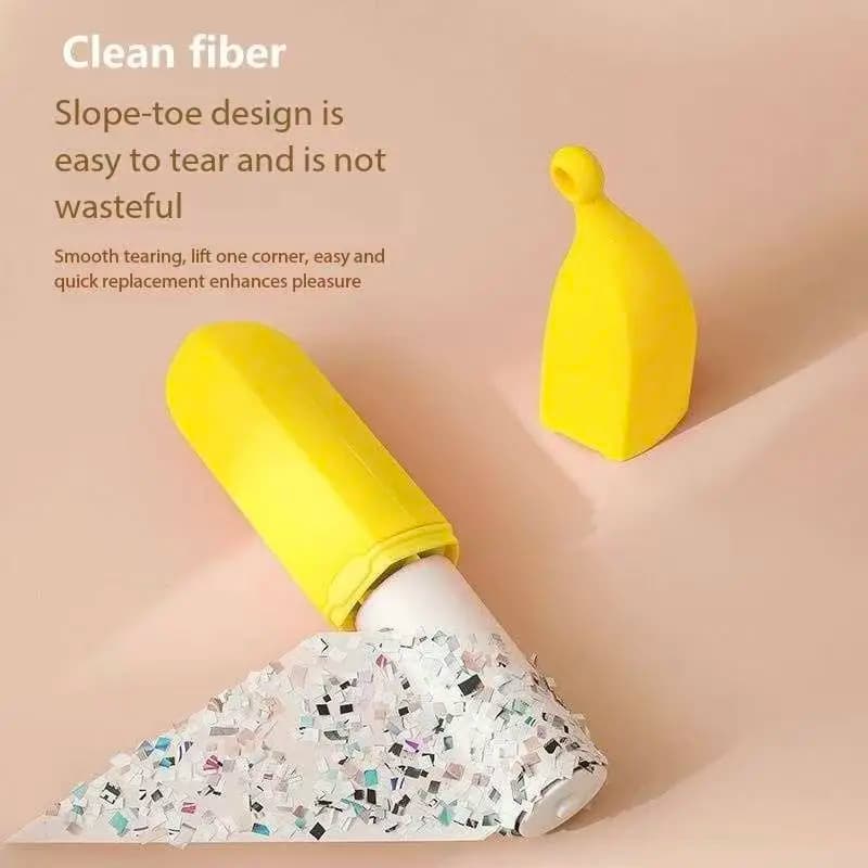 New Banana Lint Roller Cat Hair Removal Tool Double-Sided Brush for Clothes and Home