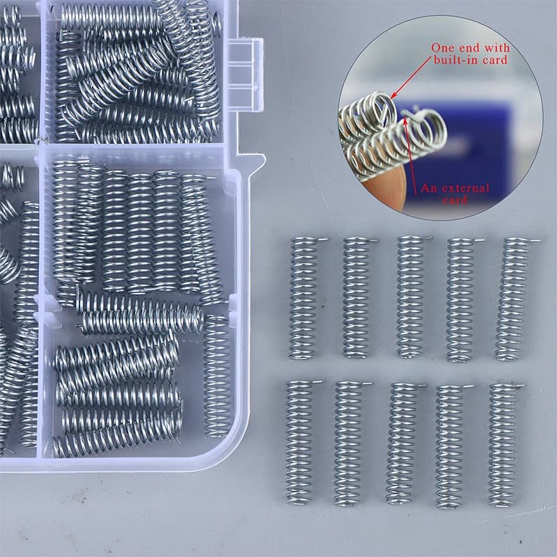 10/100 Pezzi Molla a Spirale ad Alta Tensione per Chiave Auto Pieghevole - Accessorio per Riparazione Chiavi Auto