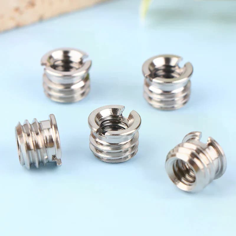 5Pcs Camera Screw Nut 1/4 To 3/8 Inch Convert Screws Standard Adapter Screw Quick Release Screw Tripod Mount Adapter Screw