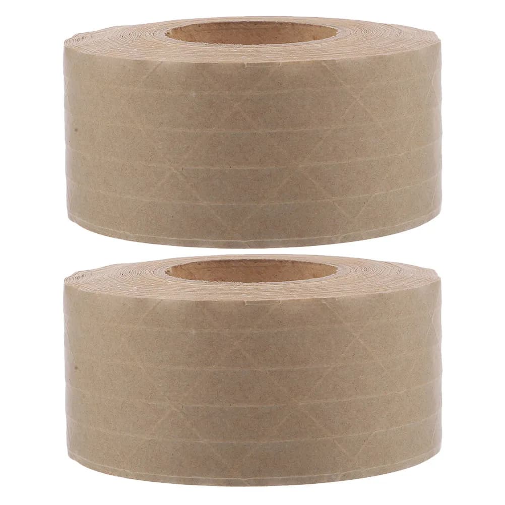 2 Rolls Water Activated Paper Tape For Framing Sealing, Household Packaging Tape, Carton Sealing Tape, Picture Framing Supplies