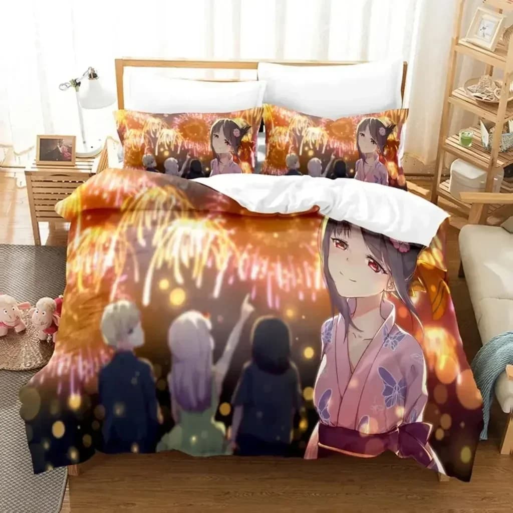 Stampa 3D Anime Miss Huiye Set di biancheria da letto Set copripiumino con federa Twin Full Queen King Biancheria da letto Biancheria da letto Tessili per la casa