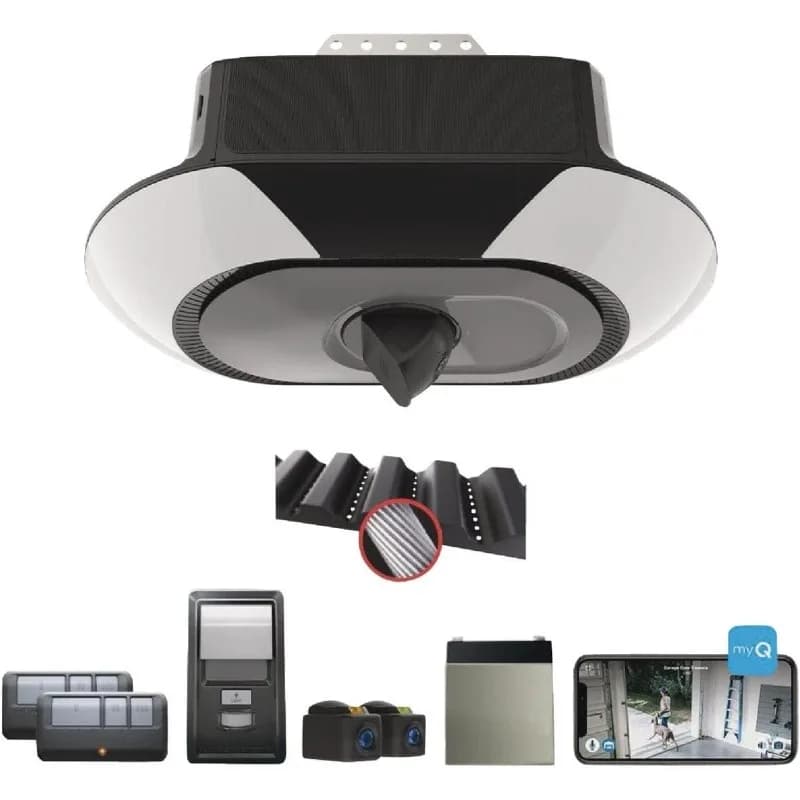 B6753T Apriporta per garage intelligente, streaming video e illuminazione a LED angolare avanzata-comandato per smartphone myQ-Ultra silenzioso