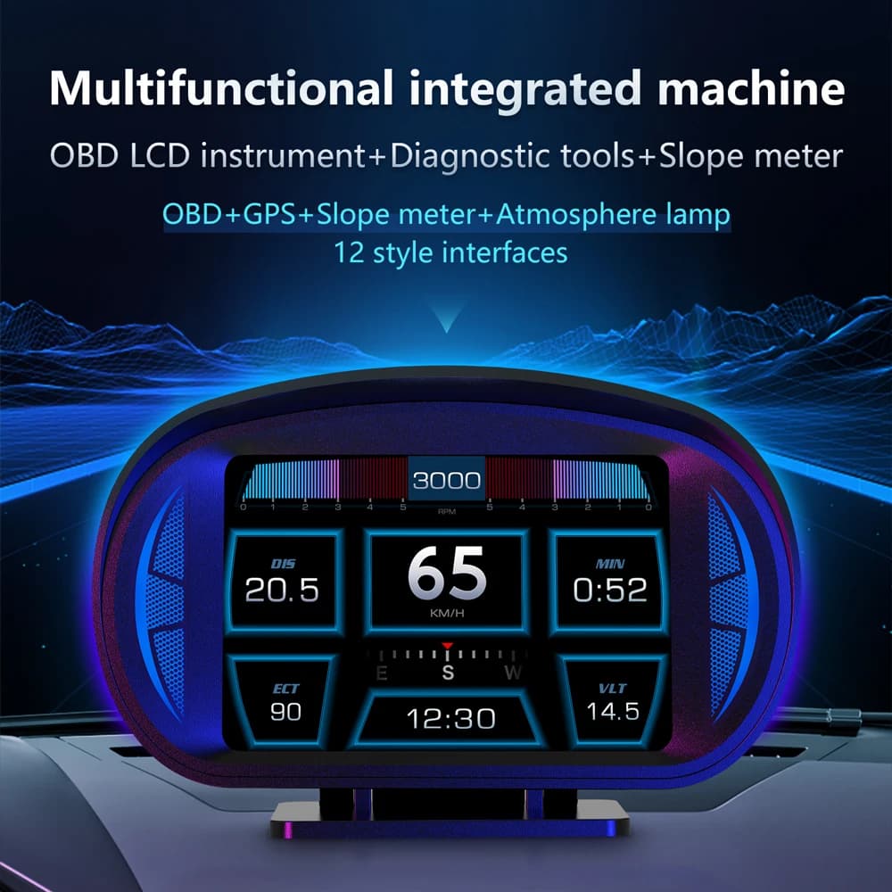 Per Nissan Cube Maxima NP300 Navara Frontier GTR Liberty Presage Auto OBD2 GPS USB HUD Head Up Display Parabrezza Proiettore