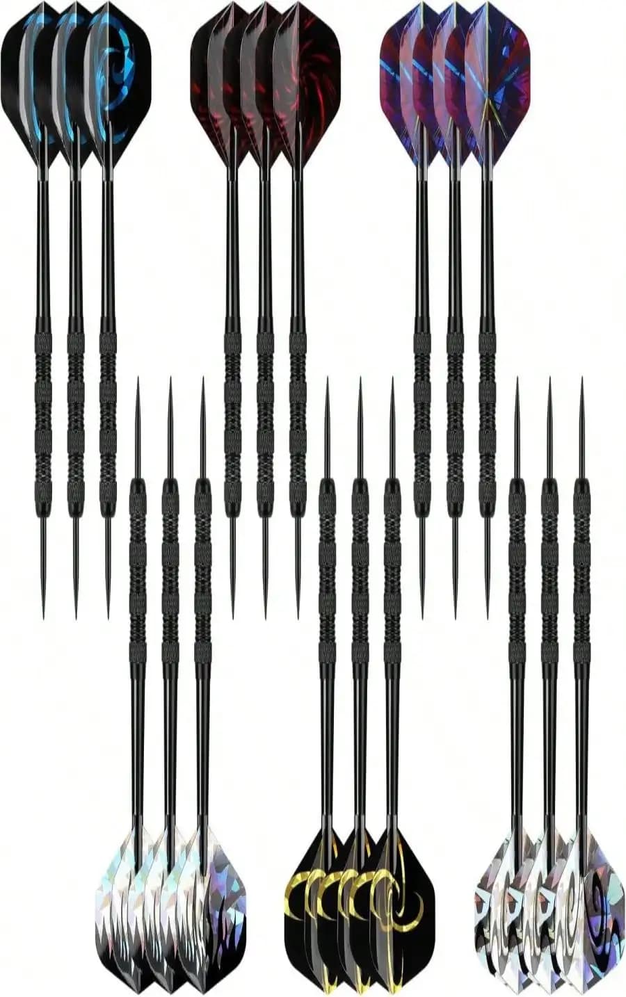 Accmor Metal Tip Darts, Steel Tip Darts, Professional Metal Darts, Darts Metal Tip Set, Metal Darts For Dartboard