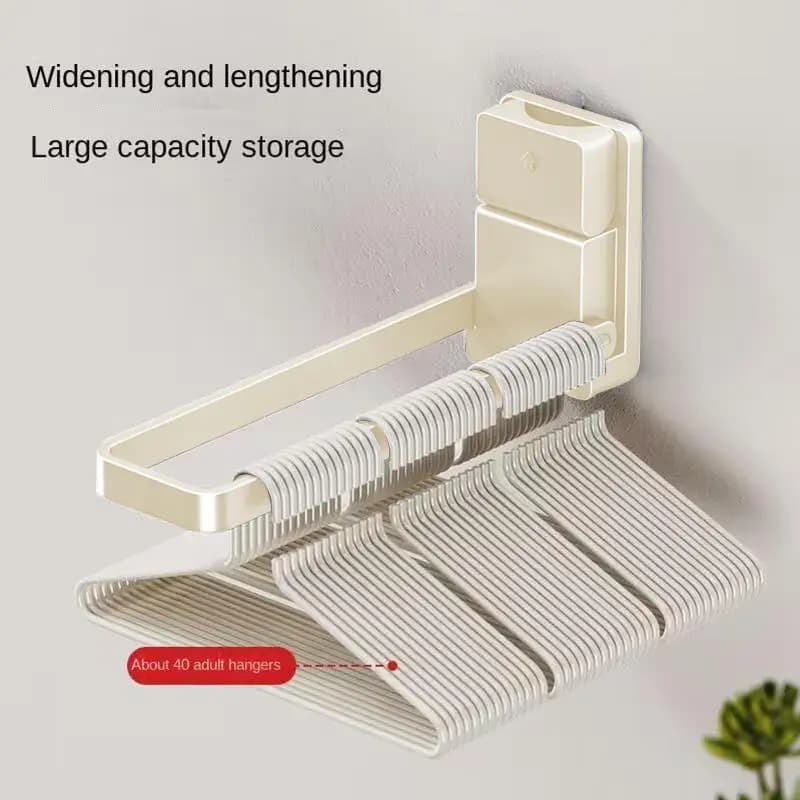 Suction Cup Detachable Foldable Moisture-Proof Towel Rack Space Saving Wall Mount Bathroom Hanging Storage Holder