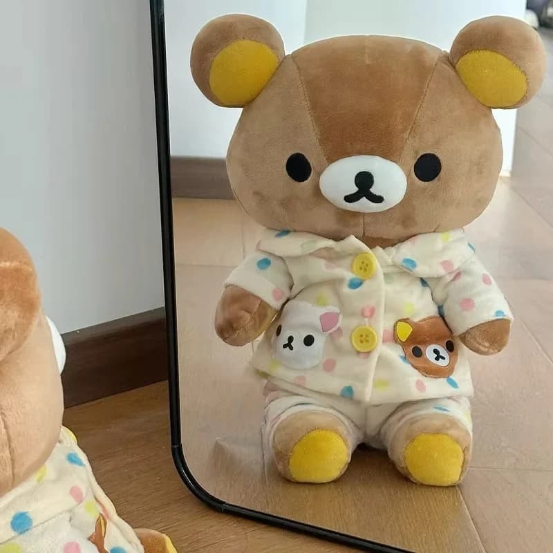 35-55 cm Rilakkuma Pigiama Peluche Bambola Cuscino per Dormire Cuscino Morbido Per Divano Letto Decorativo di Supporto Cuscino di Tiro Regalo