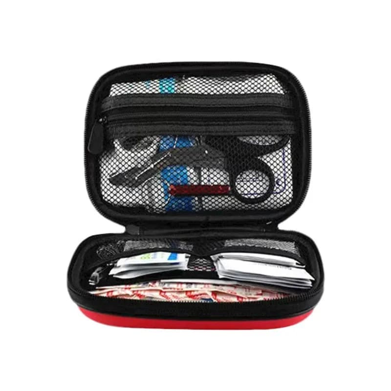 Portable Home First Aid Kit School Emergency Epidemic Prevention PU Waterproof First Aid Kit Car EVA Hard Shell Storage Kit