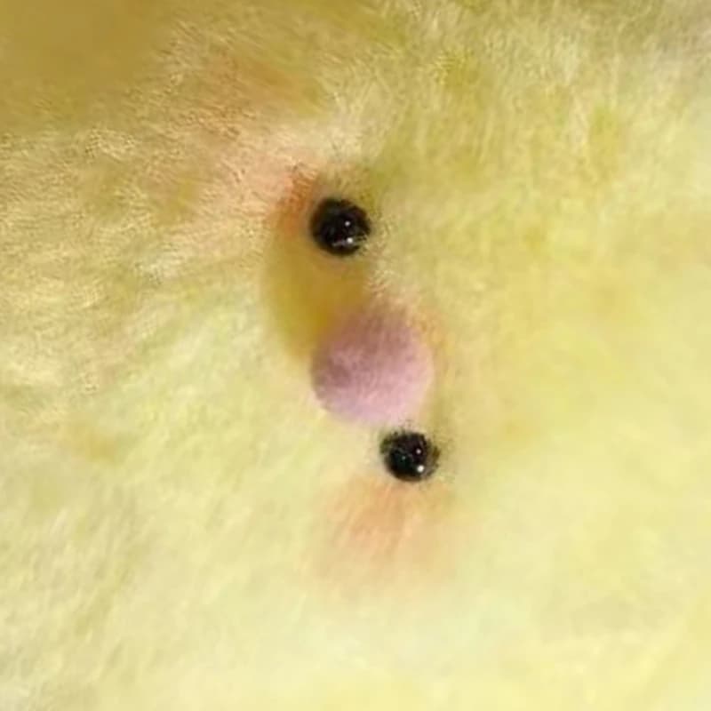 Peluche bambola, portachiavi e ciondolo borsa con pulcino giallo tascabile