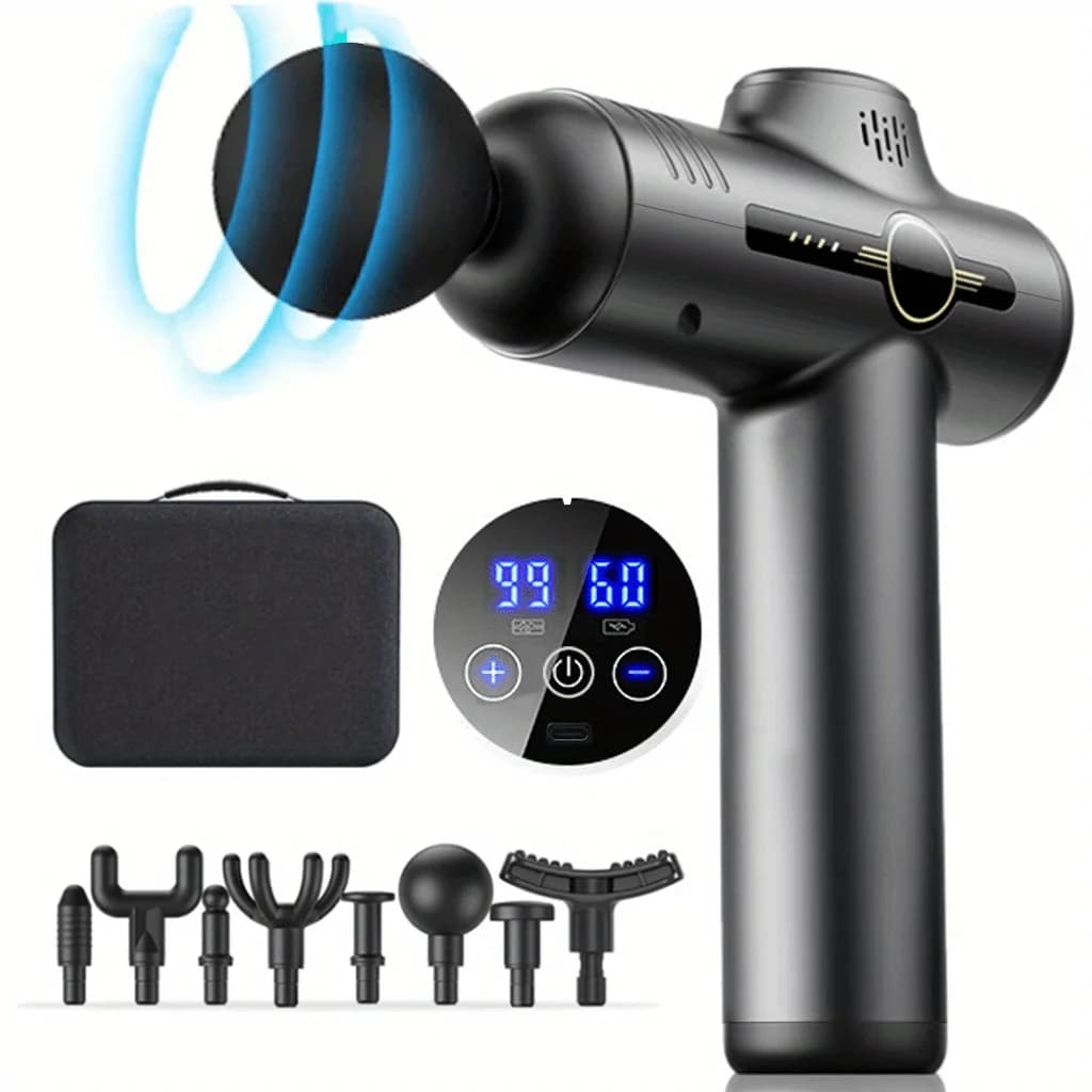 99 Level Massage Gun Fascia Deep Muscle Relaxing Body Collo Massage Equipment Electric Fitness Equipment Noise reduction Male Female