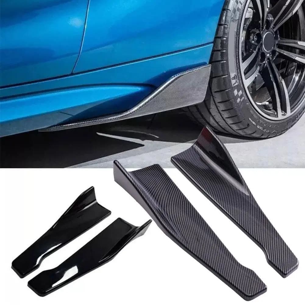 Protezione Universale per Paraurti Anteriore e Posteriore Auto, Spoiler Diffusore Antigraffio, Lunghezza 48CM per Audi BMW HONDA