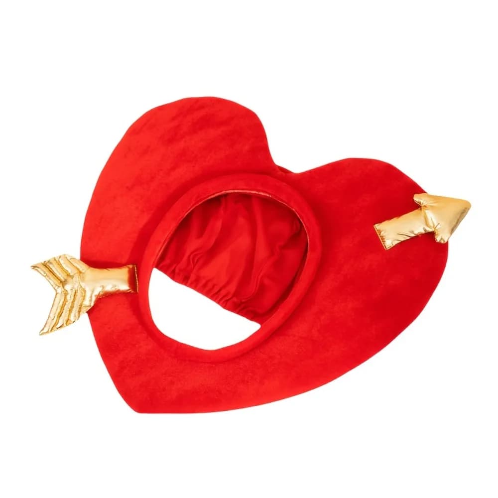 Oggetti di scena per la confessione di San Valentino Adorabile cappello d'amore eccentrico Cupido Freccia Penetrante Fascia per spettacoli per feste Uomini e donne