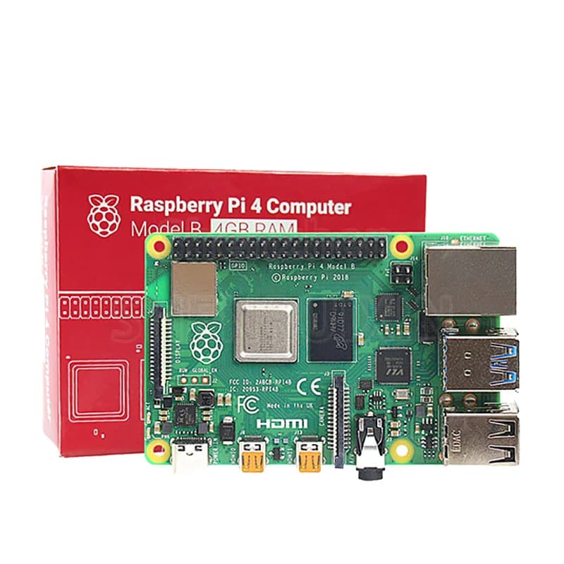 Original development card Raspberry Pi 4B from 1 GB to 8 GB AI start kit for Python programming for communication and network