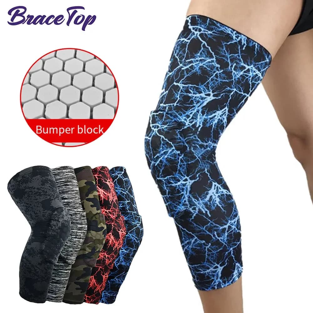 1 pcs Sports Knee Pads / Compression Padded Knee Sleeves Leg Sleeves Basketball Volleyball Football and all contact sports