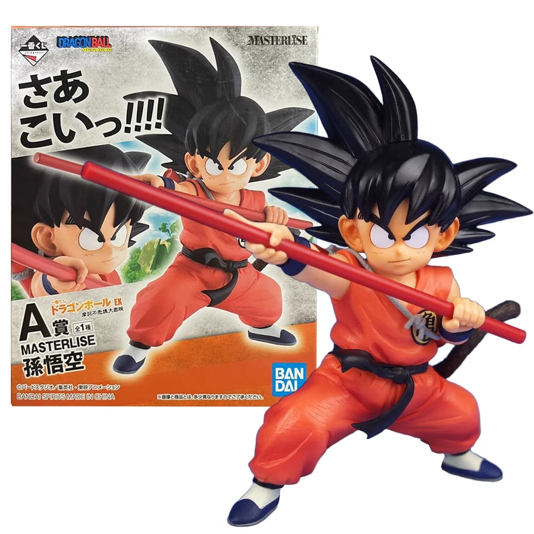 14 CM Anime Dragon Ball Son Goku Figura MASTERLISE Arti Marziali Torneo In Piedi Bastone Modello Giocattolo Regalo Action Figure PVC