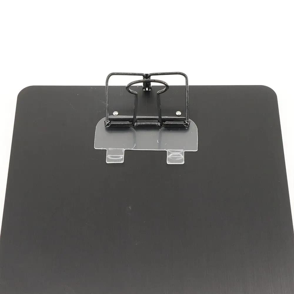 Clip per libri Porta documenti Menu Cartella per fatture Forniture per ufficio Appunti in metallo A5 Blocco note Cartelle per appunti formato A5