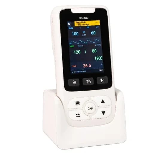 Veterinary equipment Multiparameter portable monitor for blood pressure BP with vet vital sign
