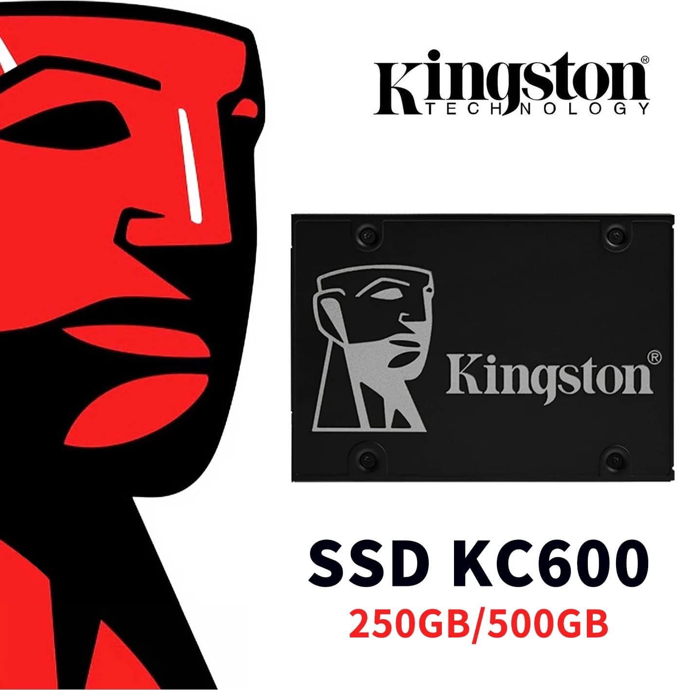 Kingston KC600 SSD5 512GB 256GB SATA 3 Unità a stato solido interna da 2,5 pollici Disco rigido HDD da 512 GB HD SSD 250 GB Notebook PC