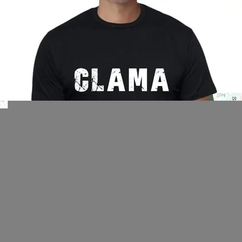 Ultrabasic Men's Tee-Shirt Clama Clama Eco-Friendly Graphic T-Shirt