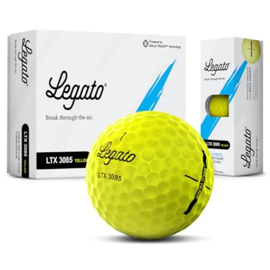 Palline da Golf LTX3085: Massima Distanza con Sensazione Morbida, 3 Pezzi, Rivestimento in Uretano, Compressione 85