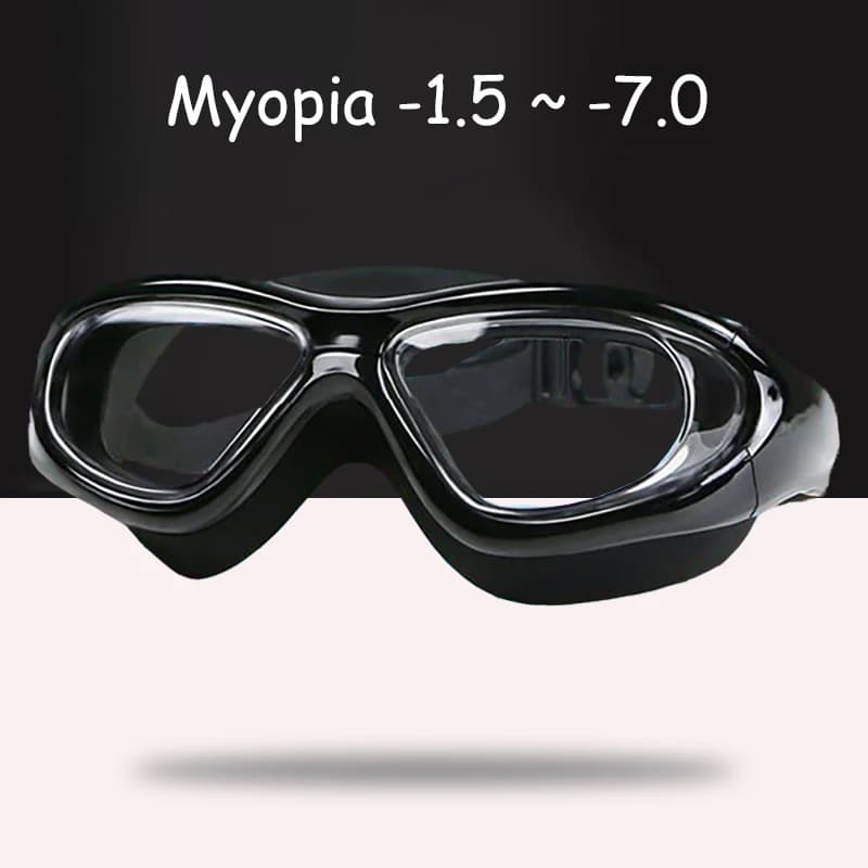 Men woman-1.5 To -7.0 swimming glasses myopia diopters waterproof swim glasses transparent diving glasses for Adult water sports
