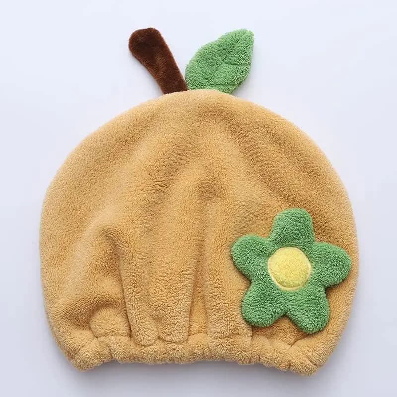 Quick Drying Set with Cartoon Motives for Bath and Swimming, Soft Microfiber Hat for Bagnate Hair