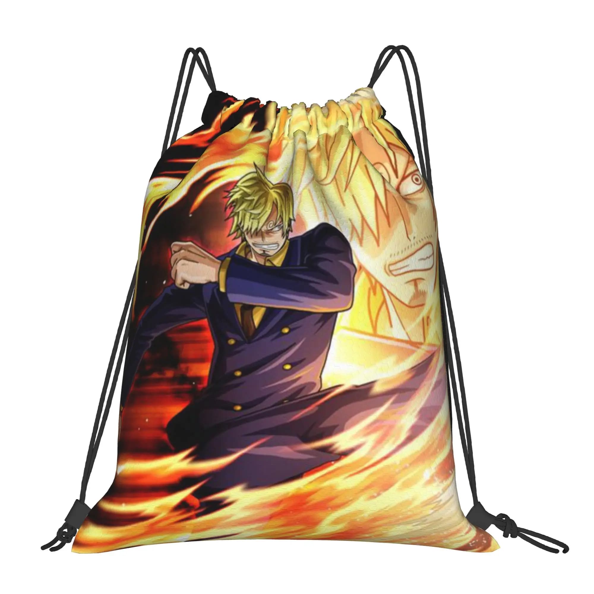 Zaino portatile con coulisse Golden Sanji per viaggi, equitazione e palestra, borsa per scarpe con coulisse