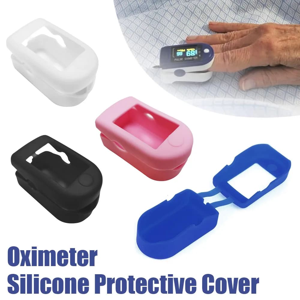 1PC Oxymeter Toe Clip Silicone Case for Medical Oxymeter Protective Brace Protective Pulse Brace