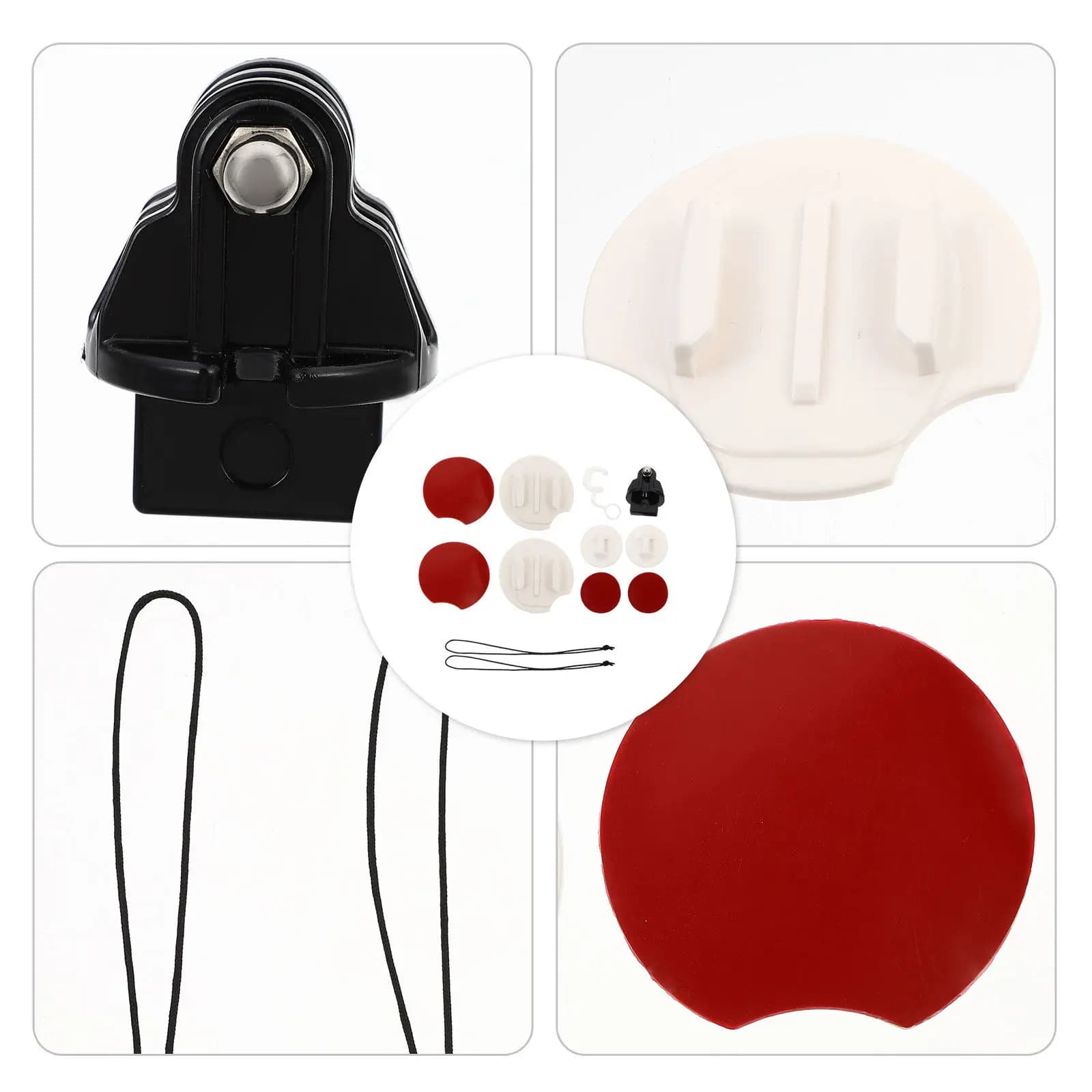 Set Adattatore Premium in Plastica per Montaggio su Tavola da Surf, Ideale per Action Cam su Tavole da Surf, Kayak, Paddle Board, Coperture di Barche e per il Surfing