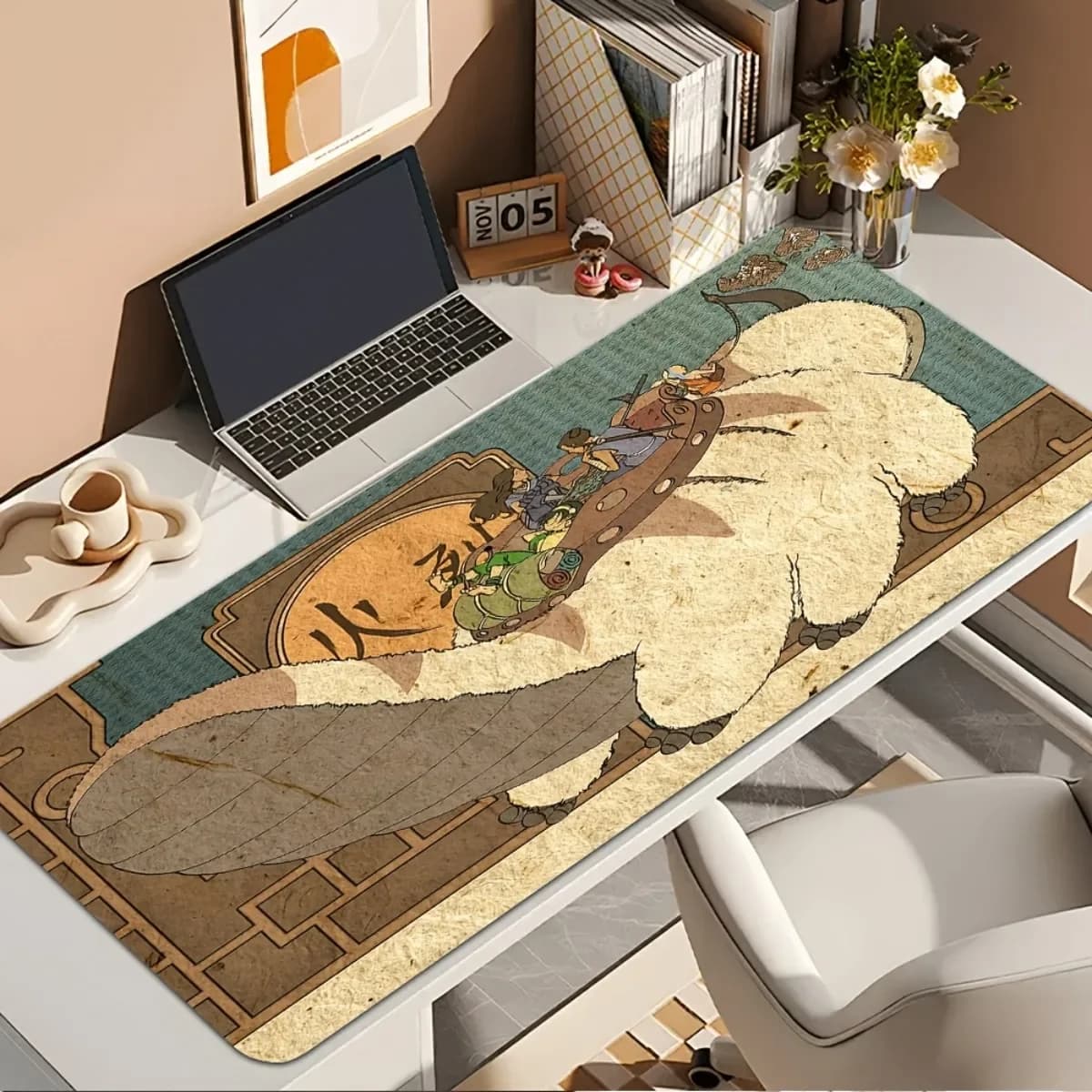 Tappetino per Mouse da Gaming con Decorazioni Cartoon, Base in Gomma Antiscivolo, Lavabile, per Casa, Ufficio, Scuola, Regalo Perfetto per Amici