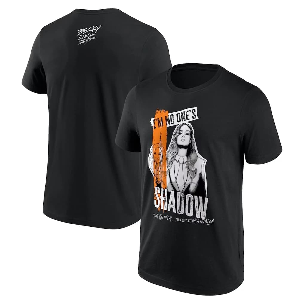 2026 Summer New Style Becky Lynch Men's T-shirt Fashionally Popular Men's and Women's Same Style Round-neck Printed T-shirt