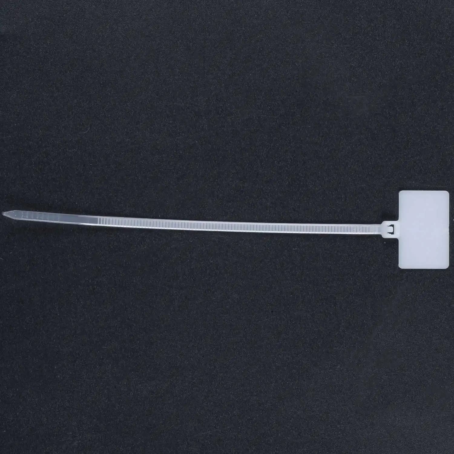 Etichetta per fascette per cavi in nylon da 50 pezzi Etichetta per linea di anelli avvolgenti con cerniera per rete autobloccante