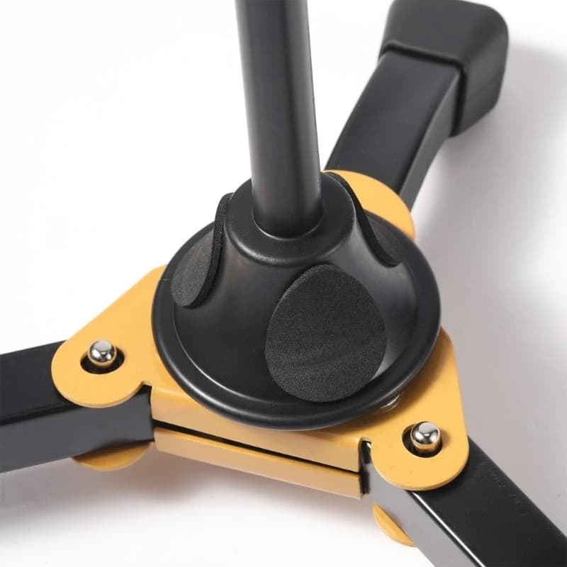 Base for winding instrument, flute, clarinet, portable foldable tripod holder